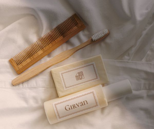 Girvan Forest Resort room toiletries set