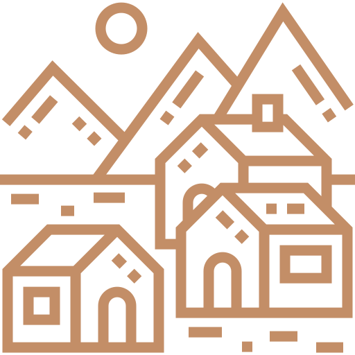 Local village exploration icon